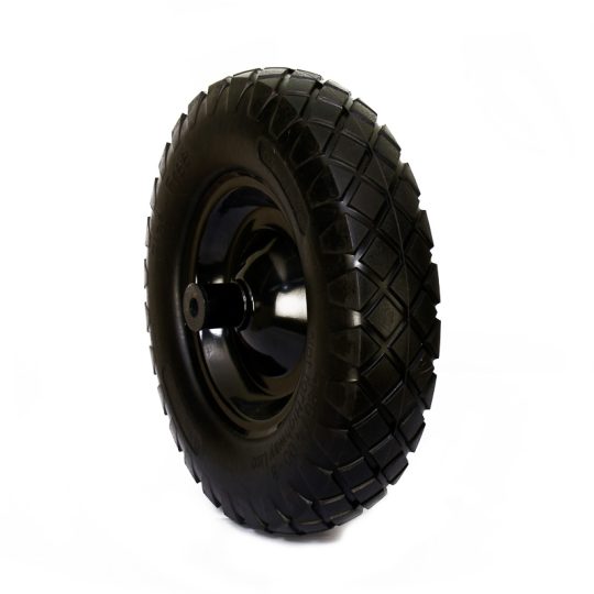 RUEDA INNOVACION ANTIPINCHAZO 400-8 NEGRA GP
